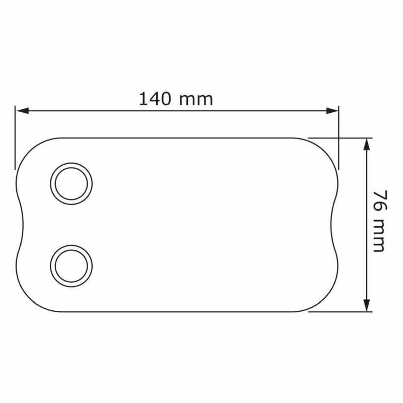 2 Fach Klingeltaster Klingelplatte Long Weiß RAL 9016 2 2 Fach Klingeltaster Klingelplatte Long Weiß RAL 9016 – Bild 2