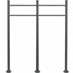 2-fach Ständer Standfuß Anthrazit RAL 7016 Für Briefkasten Postbox Briefkastenständer