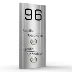 2 Familien Edelstahl Aufputz Türklingel Aufputzklingel In Verschiedenen Farben Futura9 -Türschilder aus Edelstahl Geschäft 2 familien edelstahl aufputz tuerklingel aufputzklingel in verschiedenen farben futura93