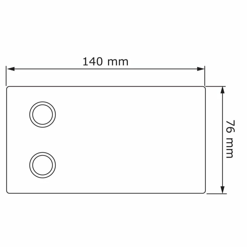 2 Familien Klingeltaster Oblo For Two Grau Metallic RAL 9007 2 2 Familien Klingeltaster Oblo For Two Grau Metallic RAL 9007 – Bild 2