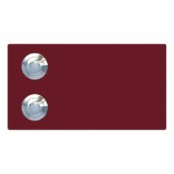 2 Familien Klingeltaster Oblo For Two Rot RAL 3004