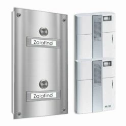 2 Parteien Funk Aufputz Türklingel 145x260mm Mit AP-Kasten