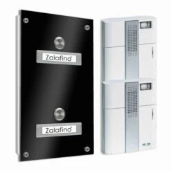 2 Parteien Funk Aufputz Türklingel 145x260mm Mit AP-Kasten -Türschilder aus Edelstahl Geschäft 2 parteien funk aufputz tuerklingel 145x260mm mit ap kasten4