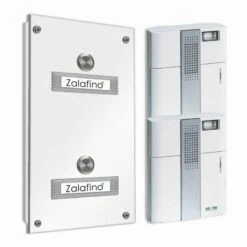 2 Parteien Funk Aufputz Türklingel 145x260mm Mit AP-Kasten -Türschilder aus Edelstahl Geschäft 2 parteien funk aufputz tuerklingel 145x260mm mit ap kasten5