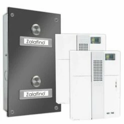 2 Parteien Funk Türklingel 145x260mm Mit UP-Kasten