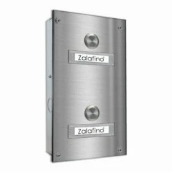 2 Parteien Funk Türklingel 145x260mm Mit UP-Kasten -Türschilder aus Edelstahl Geschäft 2 parteien funk tuerklingel 145x260mm mit up kasten3