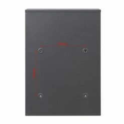 2x2 Wandbriefkasten Postkasten ANTHRAZIT -Türschilder aus Edelstahl Geschäft 2x2 wandbriefkasten postkasten anthrazit 17