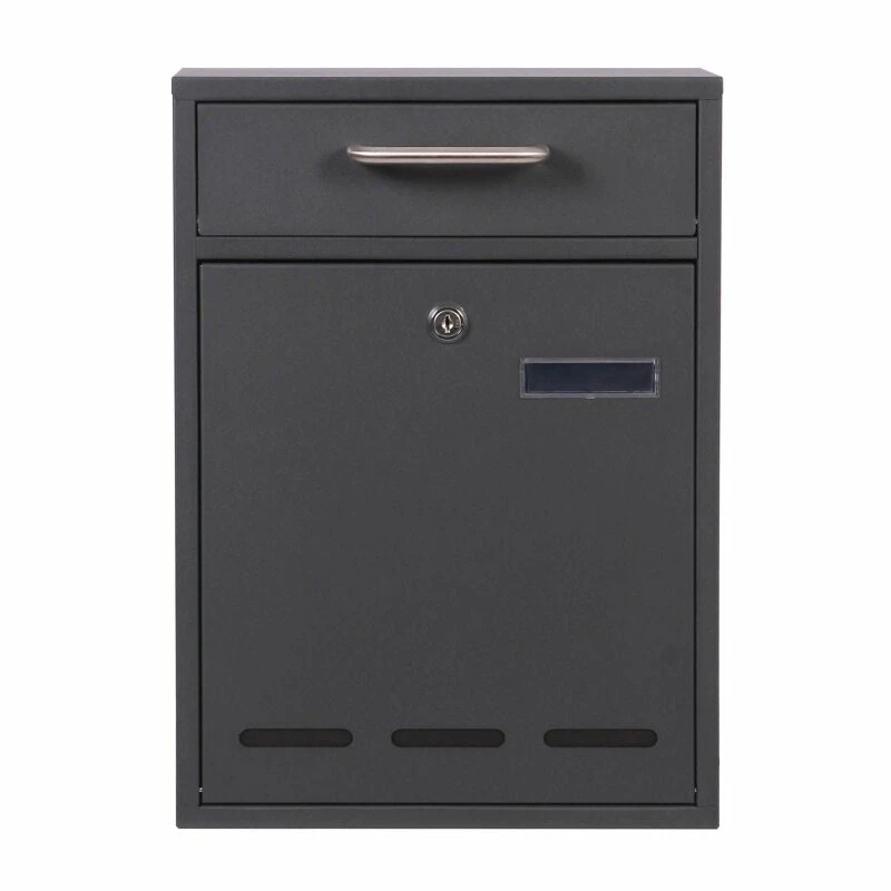 2x3 Wandbriefkasten Postkasten ANTHRAZIT 4 2x3 Wandbriefkasten Postkasten ANTHRAZIT – Bild 4