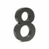 3-D Hausnummer "8" Anthrazit 20cm Arial Rostfrei Und Wetterfest