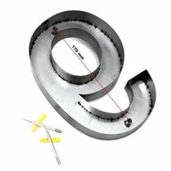 3-D Hausnummer "9" Anthrazit 20cm Arial Rostfrei Und Wetterfest -Türschilder aus Edelstahl Geschäft 3 d hausnummer 9 anthrazit 20cm arial rostfrei und wetterfest4