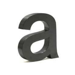 3-D Hausnummer "a" Anthrazit 15cm Arial Rostfrei Und Wetterfest