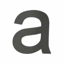 3-D Hausnummer "a" Anthrazit 15cm Arial Rostfrei Und Wetterfest -Türschilder aus Edelstahl Geschäft 3 d hausnummer a anthrazit 15cm arial rostfrei und wetterfest3