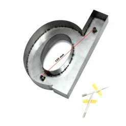 3-D Hausnummer "b" Anthrazit 20cm Arial Rostfrei Und Wetterfest -Türschilder aus Edelstahl Geschäft 3 d hausnummer b anthrazit 20cm arial rostfrei und wetterfest4