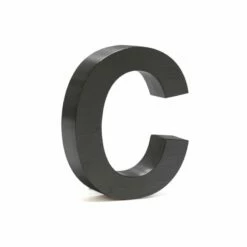 3-D Hausnummer "c" Anthrazit 15cm Arial Rostfrei Und Wetterfest