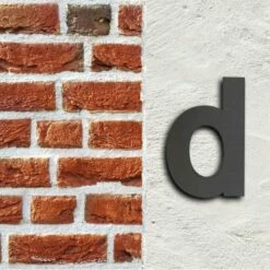 3-D Hausnummer "d" Anthrazit 20cm Arial Rostfrei Und Wetterfest -Türschilder aus Edelstahl Geschäft 3 d hausnummer d anthrazit 20cm arial rostfrei und wetterfest2