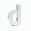 3-D Hausnummer D Aus Edelstahl 20cm Arial Rostfrei Und Wetterfest