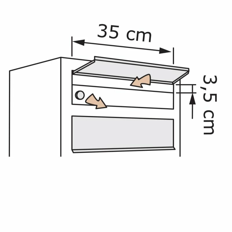 3-Fach Briefkasten Wandbriefkasten Comic Schwarz RAL 9005 Mit Edelstahlklappe 3 3-Fach Briefkasten Wandbriefkasten Comic Schwarz RAL 9005 Mit Edelstahlklappe – Bild 3