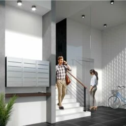 3-Fach Briefkasten Wandbriefkasten Comic Weiß RAL 9016 10 3-Fach Briefkasten Wandbriefkasten Comic Weiß RAL 9016 -Türschilder aus Edelstahl Geschäft 3 fach briefkasten wandbriefkasten comic weiss ral 90165