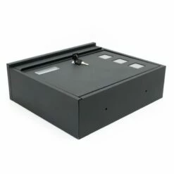 3er Briefkastenanlage RAL 7016 Anthrazit -Türschilder aus Edelstahl Geschäft 3er briefkastenanlage ral 7016 anthrazit3