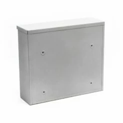 3er Briefkastenanlage Silberfarben Wandbriefkasten -Türschilder aus Edelstahl Geschäft 3er briefkastenanlage silberfarben wandbriefkasten4