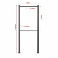 4 Fach Standbriefkasten Briefkastenanlage Anthrazit Grau RAL 7016 V1 -Türschilder aus Edelstahl Geschäft 4 fach standbriefkasten briefkastenanlage anthrazit grau ral 7016 v111