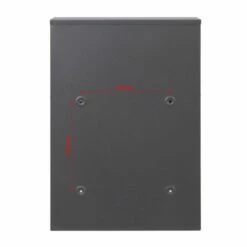 4 Fach Standbriefkasten Briefkastenanlage Anthrazit Grau RAL 7016 V1 -Türschilder aus Edelstahl Geschäft 4 fach standbriefkasten briefkastenanlage anthrazit grau ral 7016 v16