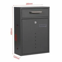 4 Fach Standbriefkasten Briefkastenanlage Anthrazit Grau RAL 7016 V1 -Türschilder aus Edelstahl Geschäft 4 fach standbriefkasten briefkastenanlage anthrazit grau ral 7016 v17