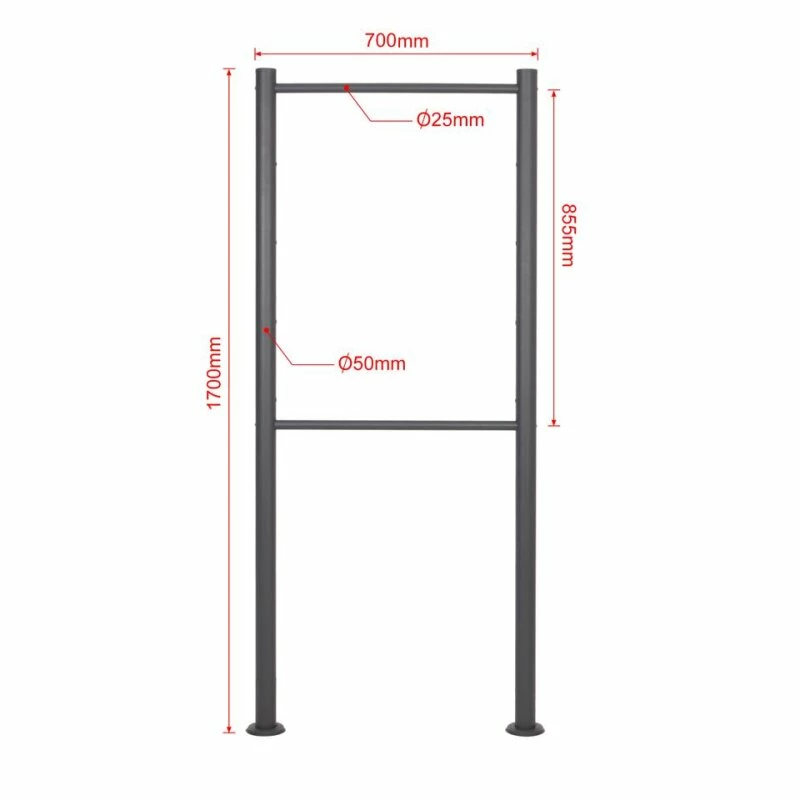 4 Fach Standbriefkasten Briefkastenanlage Anthrazit Grau RAL 7016 V2 10 4 Fach Standbriefkasten Briefkastenanlage Anthrazit Grau RAL 7016 V2 – Bild 10