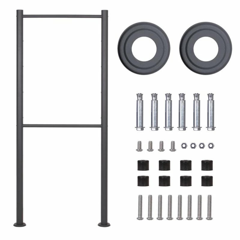 4 Fach Standbriefkasten Briefkastenanlage Anthrazit Grau RAL 7016 V2 11 4 Fach Standbriefkasten Briefkastenanlage Anthrazit Grau RAL 7016 V2 – Bild 11