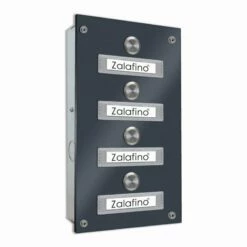 4 Parteien Funk Türklingel 145x260mm Mit UP-Kasten -Türschilder aus Edelstahl Geschäft 4 parteien funk tuerklingel 145x260mm mit up kasten4