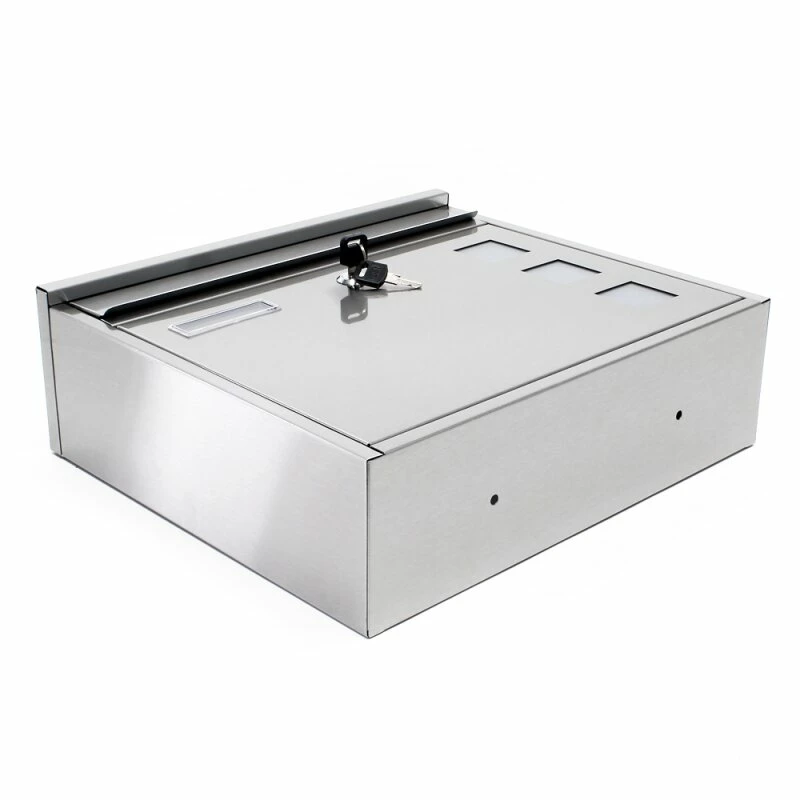 4er Briefkastenanlage Edelstahl Wandbriefkasten 5 4er Briefkastenanlage Edelstahl Wandbriefkasten – Bild 5