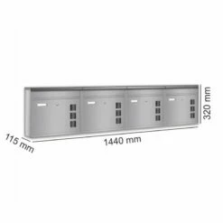 4er Briefkastenanlage Silberfarben Wandbriefkasten 19 4er Briefkastenanlage Silberfarben Wandbriefkasten -Türschilder aus Edelstahl Geschäft 4er briefkastenanlage silberfarben wandbriefkasten10