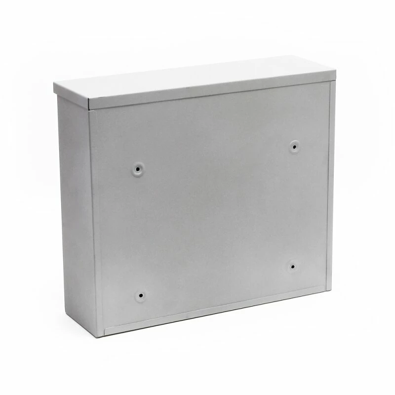 4er Briefkastenanlage Silberfarben Wandbriefkasten 4 4er Briefkastenanlage Silberfarben Wandbriefkasten – Bild 4