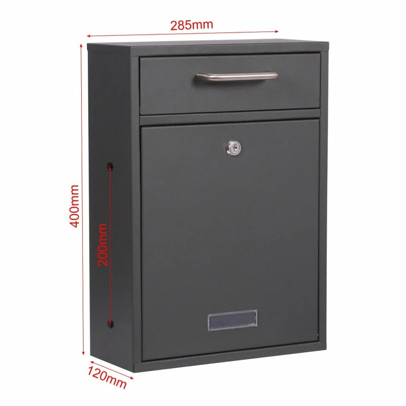 6 Fach Standbriefkasten Briefkastenanlage Anthrazit Grau RAL 7016 V2 6 6 Fach Standbriefkasten Briefkastenanlage Anthrazit Grau RAL 7016 V2 – Bild 6