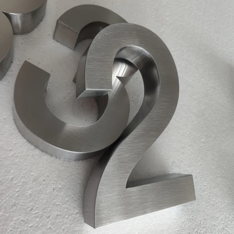 Türschilder aus Edelstahl Geschäft -Türschilder aus Edelstahl Geschäft Factory Outlet Outdoor 304 stainless steel house number sign for 15cm 6inches high metal doorplate