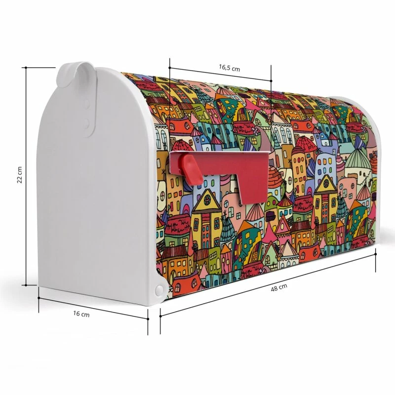 Amerikanischer US MAILBOX Briefkasten Briefbox Funky Town 2 Amerikanischer US MAILBOX Briefkasten Briefbox Funky Town – Bild 2