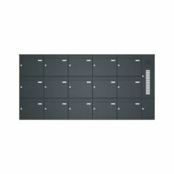 Aufputz-Briefkastenanlage RAL 7016 Mit Klingeltaster Und Sprechsieb -Türschilder aus Edelstahl Geschäft aufputz briefkastenanlage ral 7016 mit klingeltaster und sprechsieb14