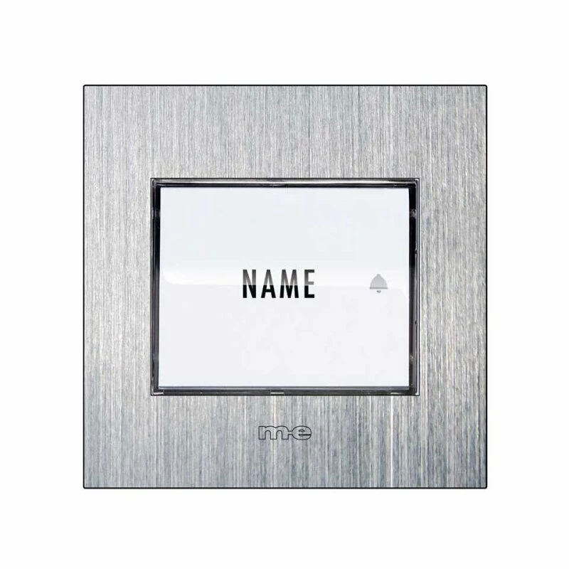 Aufputz Edelstahl Klingeltaster, Beleuchtet 1, 2-Familien 2 Aufputz Edelstahl Klingeltaster, Beleuchtet 1, 2-Familien – Bild 2