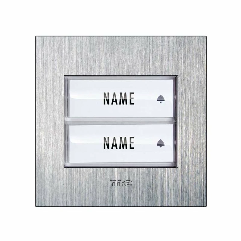 Aufputz Edelstahl Klingeltaster, Beleuchtet 1, 2-Familien 3 Aufputz Edelstahl Klingeltaster, Beleuchtet 1, 2-Familien – Bild 3