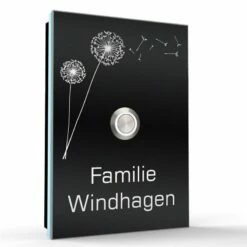 Aufputz Edelstahl Türklingel 110x160mm Mit LED Taster Cäsar -Türschilder aus Edelstahl Geschäft aufputz edelstahl tuerklingel 110x160mm mit led taster caesar3