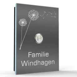 Aufputz Edelstahl Türklingel 110x160mm Mit LED Taster Cäsar -Türschilder aus Edelstahl Geschäft aufputz edelstahl tuerklingel 110x160mm mit led taster caesar5