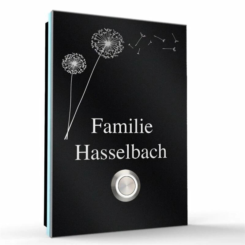 Aufputz Edelstahl Türklingel 110x160mm Superflach Sebi 3 Aufputz Edelstahl Türklingel 110x160mm Superflach Sebi – Bild 3