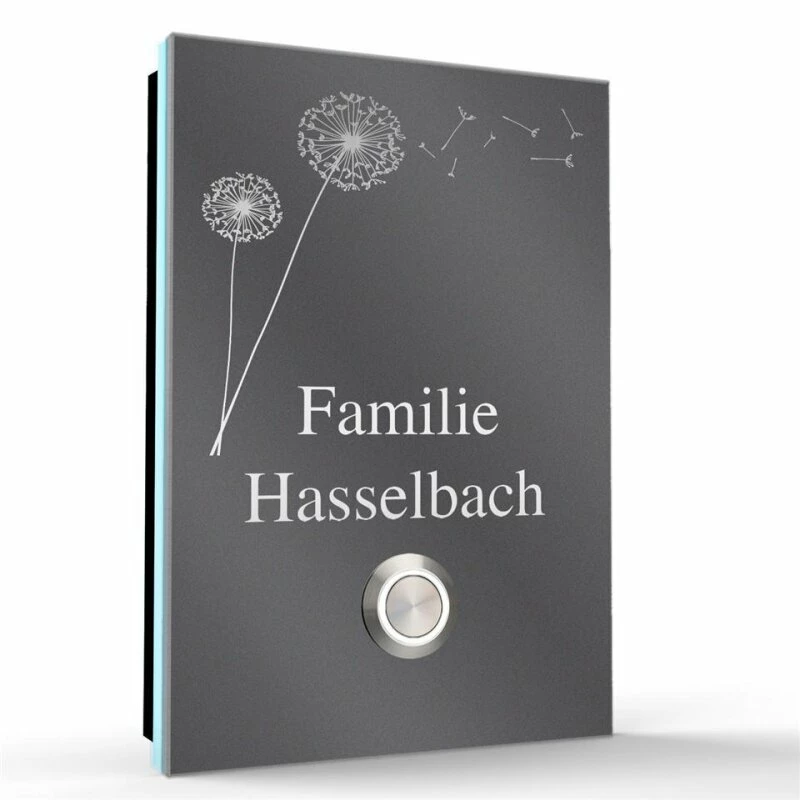 Aufputz Edelstahl Türklingel 110x160mm Superflach Sebi 4 Aufputz Edelstahl Türklingel 110x160mm Superflach Sebi – Bild 4