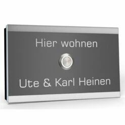 Aufputz Edelstahl Türklingel 110x85mm Superflach Alina 8 Aufputz Edelstahl Türklingel 110x85mm Superflach Alina -Türschilder aus Edelstahl Geschäft aufputz edelstahl tuerklingel 110x85mm superflach alina4