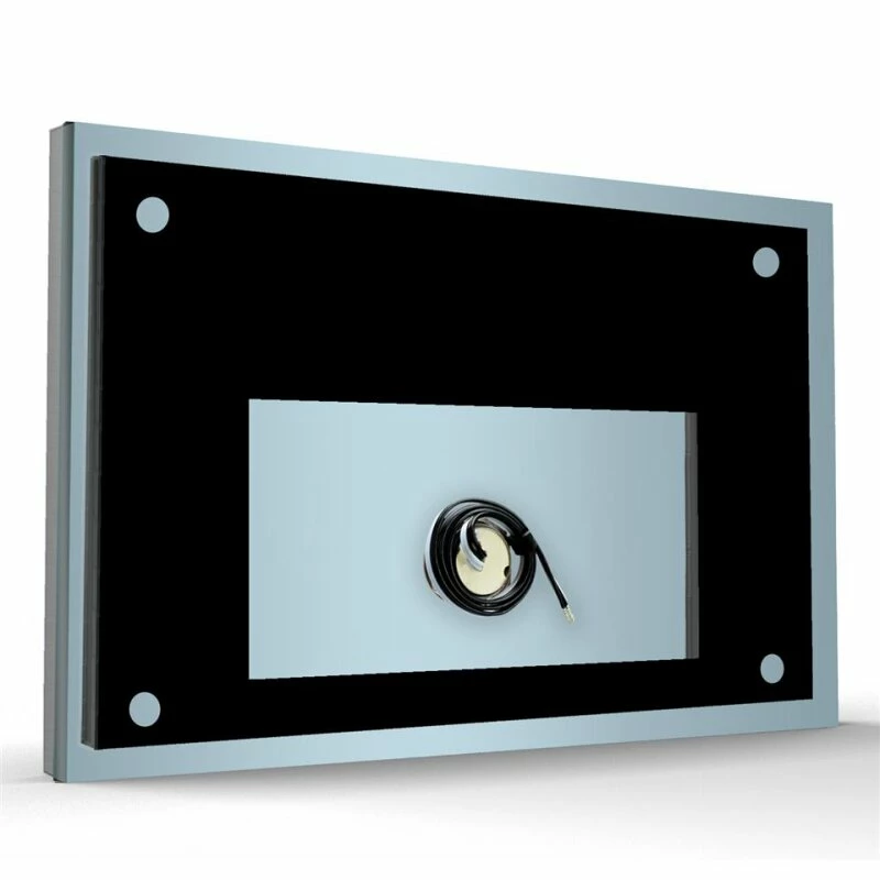 Aufputz Edelstahl Türklingel 130x100mm Superflach Clarissa 5 Aufputz Edelstahl Türklingel 130x100mm Superflach Clarissa – Bild 5