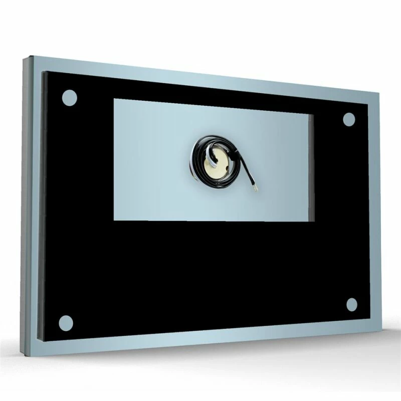 Aufputz Edelstahl Türklingel 130x100mm Superflach Winchi 5 Aufputz Edelstahl Türklingel 130x100mm Superflach Winchi – Bild 5