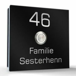 Aufputz Edelstahl Türklingel 80x80mm Mit LED Taster Finn 7 Aufputz Edelstahl Türklingel 80x80mm Mit LED Taster Finn -Türschilder aus Edelstahl Geschäft aufputz edelstahl tuerklingel 80x80mm mit led taster finn3