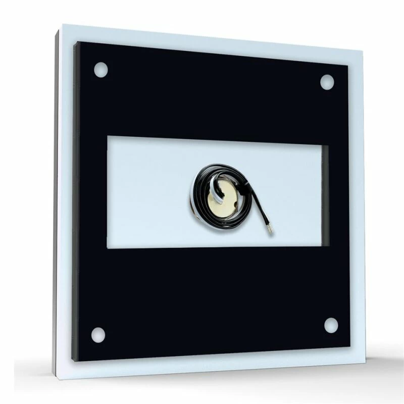 Aufputz Edelstahl Türklingel 80x80mm Mit LED Taster Finn 5 Aufputz Edelstahl Türklingel 80x80mm Mit LED Taster Finn – Bild 5