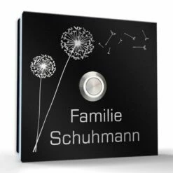 Aufputz Edelstahl Türklingel 80x80mm Superflach Trudi -Türschilder aus Edelstahl Geschäft aufputz edelstahl tuerklingel 80x80mm superflach trudi3