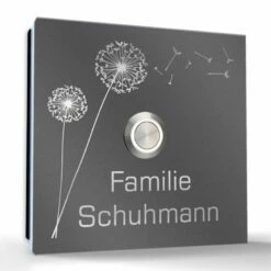 Aufputz Edelstahl Türklingel 80x80mm Superflach Trudi -Türschilder aus Edelstahl Geschäft aufputz edelstahl tuerklingel 80x80mm superflach trudi4